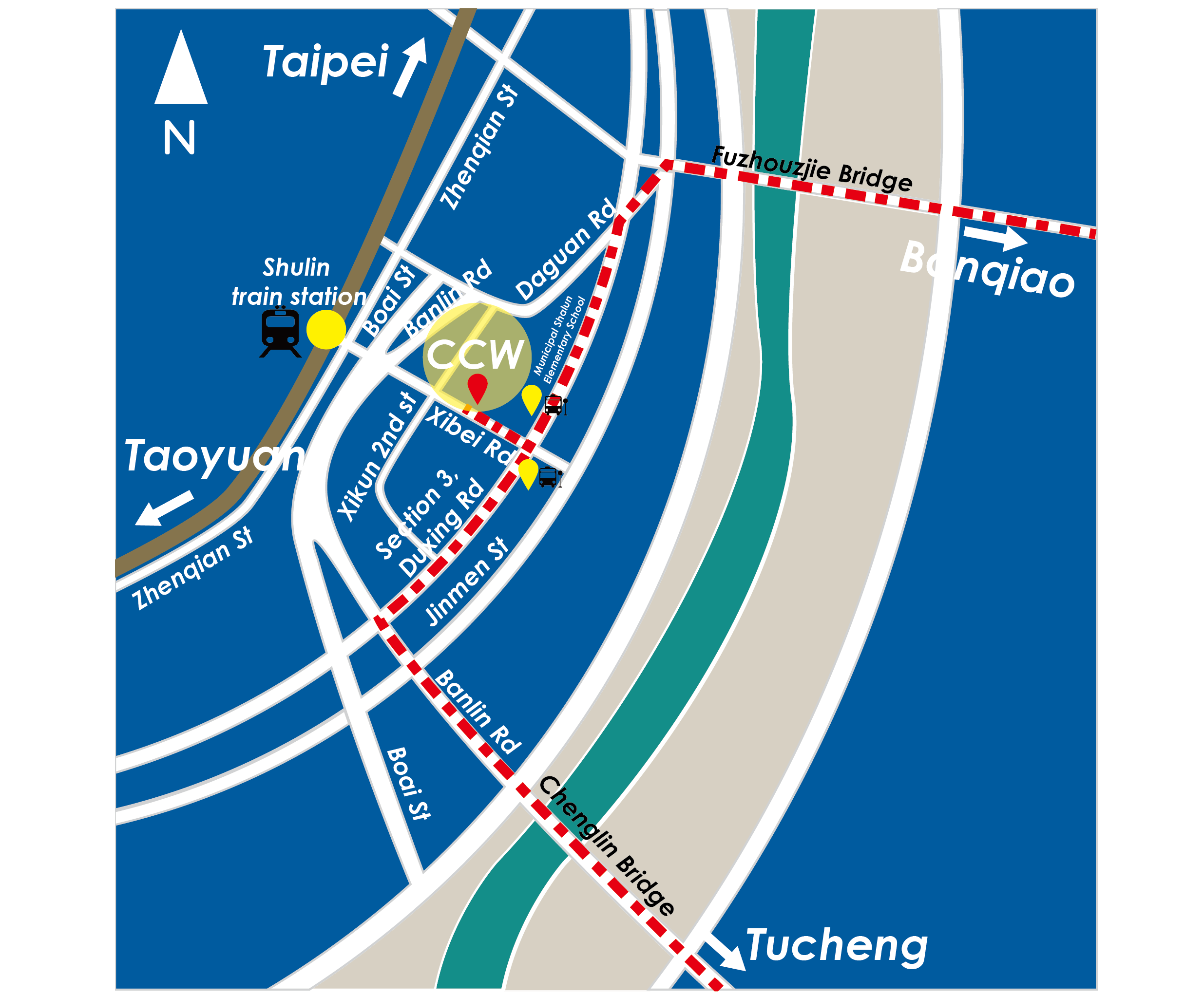 CHENG HE Co., Ltd. Location Map